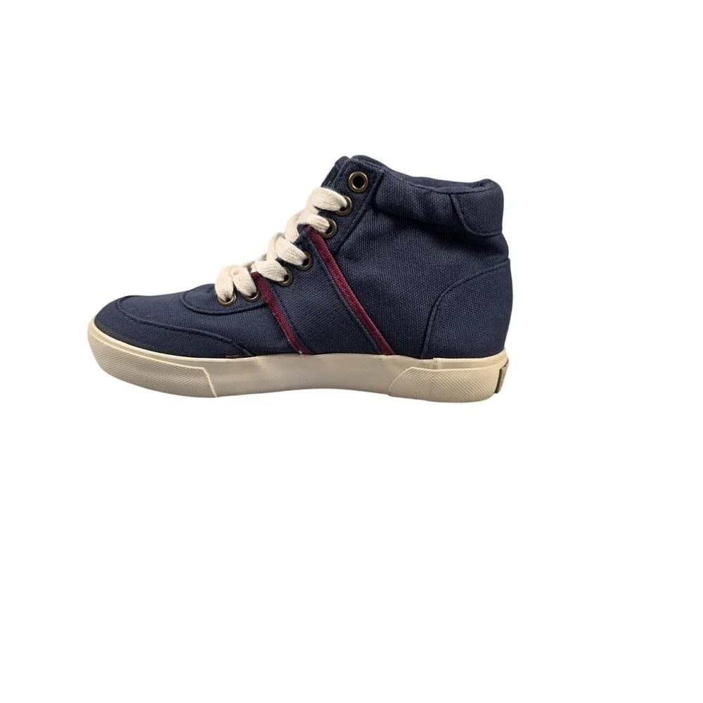 Polo Ralph‎ Lauren Shoes Kids Size 13 Blue Taybor Canvas High Top Sneaker